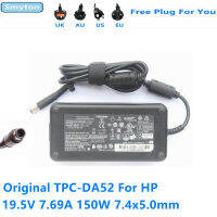 Original AC Adapter Charger สำหรับ HP 19.5V 7.69A 150W 7.4X5.0Mm TPC-DA52 901981-003 TPC-LA52แล็ปท็อปแหล่งจ่ายไฟ