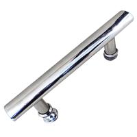 Shower Stainless Steel Durable Polished Indoor Silver Accessories Door Handle Hardware Enclosure Easy Install Home Pull Door Hardware Locks