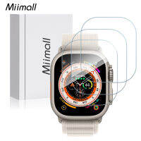 (3แพ็ค) Miimall Compatible Apple Watch Ultra 49Mm Screen Protector,แอปเปิ้ลดูอัลตร้า49มิลลิเมตรฟิล์มนิรภัยรอบขอบกันน้ำป้องกันรอยขีดข่วนฟองฟรีกระจกฟิล์มป้องกันหน้าจอสำหรับแอปเปิ้ลดูอัลตร้า49มิลลิเมตร2022