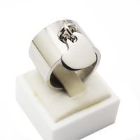 15mm Width Knot Ring For Women unique pendant Rings 316L Stainless Steel &amp; Metal Silver Colour Ring Women Jewelry R10041