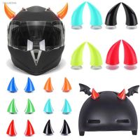 ✁◇ Motorcycle Helmet Devil Horns decor Long Short Horns Stickers Decoration Electric Bike Helmet Styling Sticker Accessories