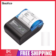 Bisofice Máy In Nhiệt Mini Cầm Tay Máy In Hóa Đơn Vé Hóa Đơn USB Không Dây