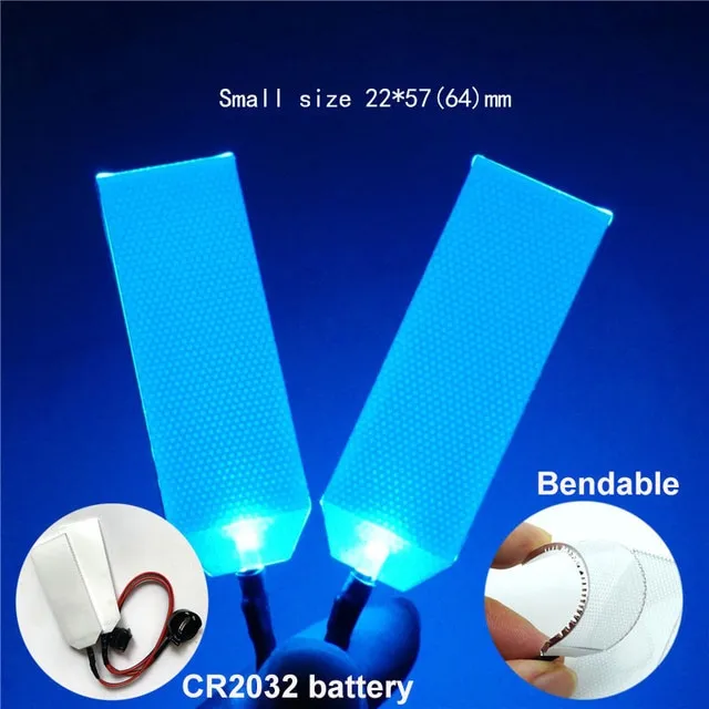 DIY Flexible Bendable LED Light Eyes Kits For Halloween Helmet Eye
