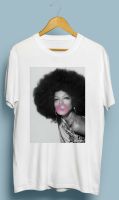 VINTAGE Diana Ross Afro Upside Down Gildan T เสื้อขนาด S M L XL 2XL