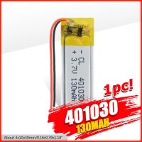 【Free-delivery】 legoalbest mall 1/2/4Pcs 3.7V 130MAh 401030แบตเตอรี่ลิเธียมโพลิเมอร์ Li-Po Li Ion เซลล์สำหรับ Mp3 MP4 MP5 GPS PSP โทรศัพท์มือถือ Selfie