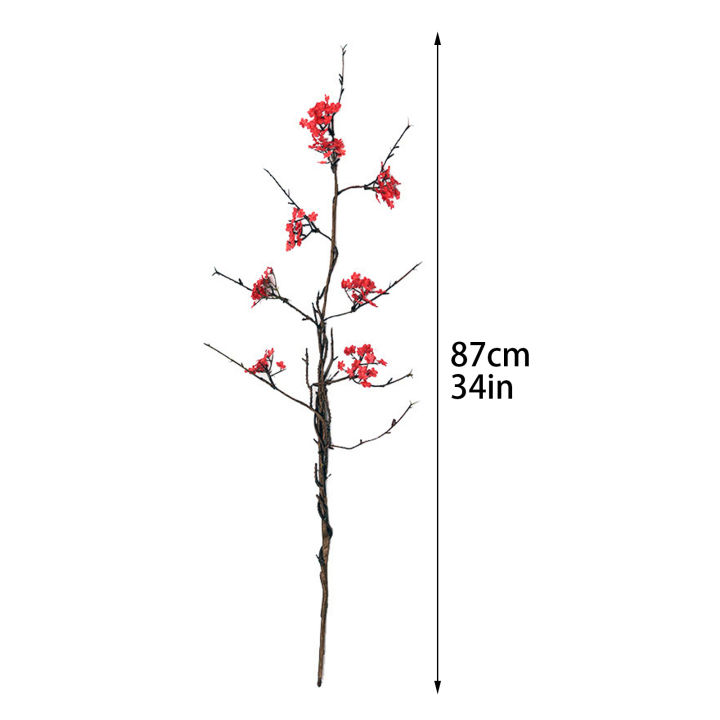 สงสัย-ดอกซากุระประดิษฐ์87ซม-ดอกหวายเหมือนดอกไม้ผ้าไหมปลอมต้นไม้ปลอมเหมือนจริงหลากสี