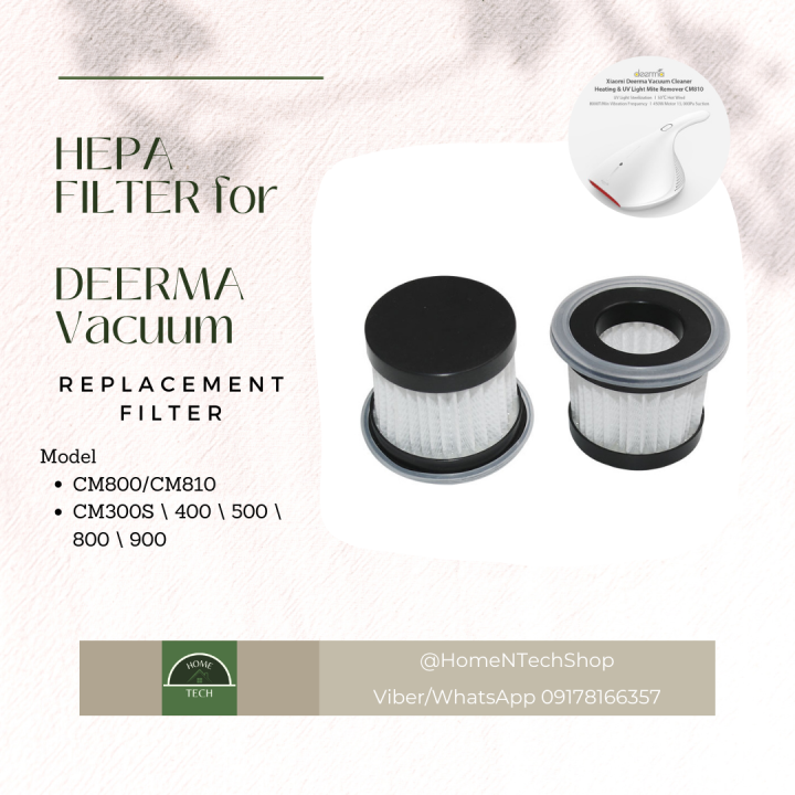 Dust Mites HEPA Filters for Deerma CM800/810 Vacuum Cleaner Replacement