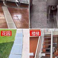 201 304 stainless steel kitchen sewer gutter grille cover gutter drain cover rain grate non-slip