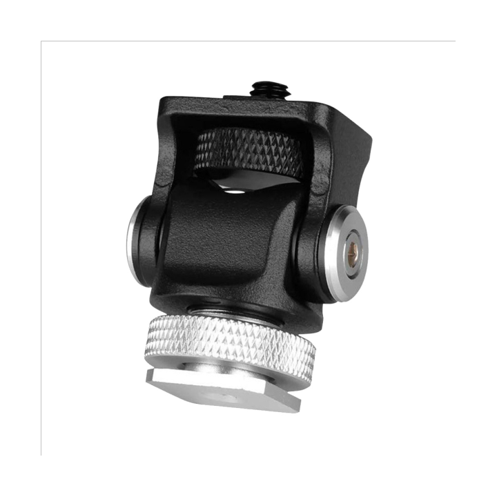 Hot Shoe Adjustable Monitor Holder Camera Pan 360 Degree Tilt 180