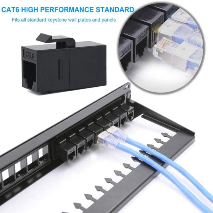 cat6-rj45หัวต่อชิ้นหลักการนำความร้อนสูงตัวเมียกับตัวเมียแจ็คสโตน-cat6ไม่นำไฟฟ้าคอนเน็คเตอร์คุปเปอร์หลักของ-cat6