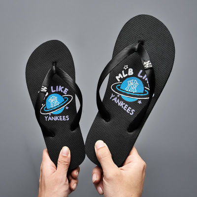 รองเท้าแตะผู้ชาย,MODE Korea คู่รองเท้าชายหาดคู่กันลื่นเรียบนุ่มอเนกประสงค์สวมใส่สบายรองเท้าแตะบ้านกลางแจ้งกันน้ำ