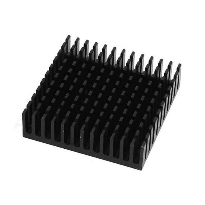 2-x-black-aluminum-radiator-heat-sink-heat-sink-40-x-40-mm-x-11-mm