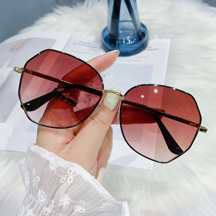 MAYTEN Luxury UV 400 Women Sunglasses Big Irrgular Frame Shading Sun ...