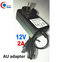 กล้องวงจรปิดแบบใช้ไฟ12V ปลั๊กตัวแปลงระบบรักษาความปลอดภัยระบบ2A ไฟฟ้า DC AU แบบอะแดปเตอร์จ่ายไฟ