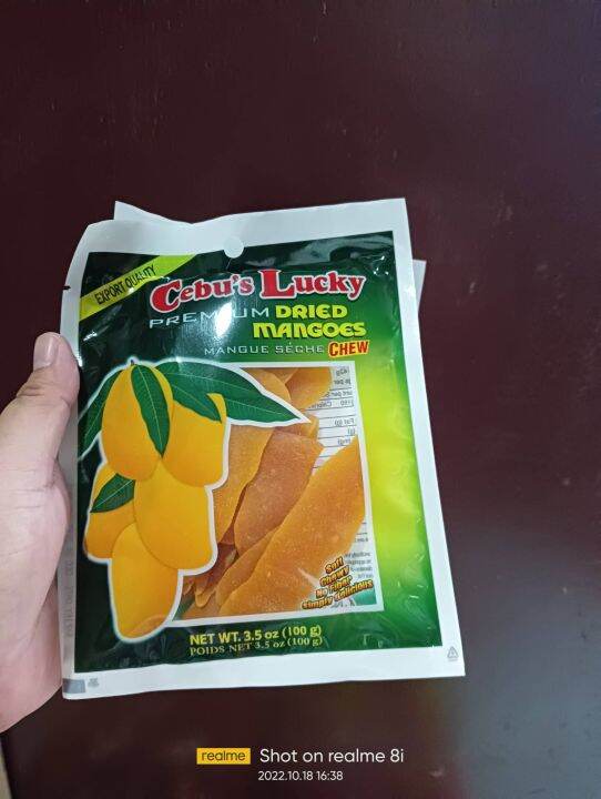 Best of Cebu/ 10 packs of Cebu Lucky Premium Dried Mango In 100 grams