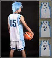 เสื้อบาสเกตบอลคอสเพลย์ Aomine Daiki Teiko รุ่นบาสเก็ตบอล Kuroko