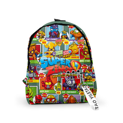 Weysfor Hot Super Zings Series Kindergarten Backpack Cartoon Game Superzings Kids Bag Waterproof Plecak Daily Children Mochila