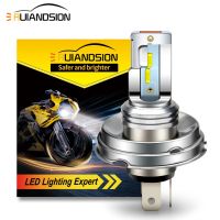 RUIANDSION รถมอเตอร์ไซด์13.56W ไฟหน้ารถจักรยานยนต์ไฟตัดหมอกรถยนต์ P45T 4SMD หลอดไฟ Led 10V 24V 12V 30V 1800Lm สีขาวและเหลือง