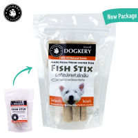 DOGKERY Fish Stix ปลาแท่งขัดฟันออแกนิค (130g.)