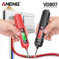 11DDTTII AC 12-300V ปากกาทดสอบการเหนี่ยวนำอัจฉริยะ 50/60Hz เซนเซอร์ NCV ปากกาไฟฟ้า Aneng VD807 มืออาชีพอย่างมืออาชีพ เครื่องตรวจจับสายไฟ บ้านในบ้าน