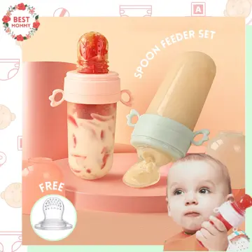 Termichy Baby Food Feeder Set, Silicone Pacifier Feeder and