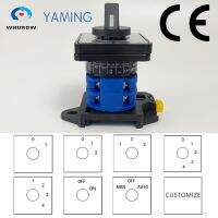 【DT】hot！ 20A Rail Mounted Conversion Selector LW26-20/2 Poles Rotation Selection Circuit Cam