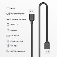 Dual Head USB Data Cable 2.0/3.0 Dual Head Male To Male A/A Extension cable Computer Male To Male Conversion Safe And Durable