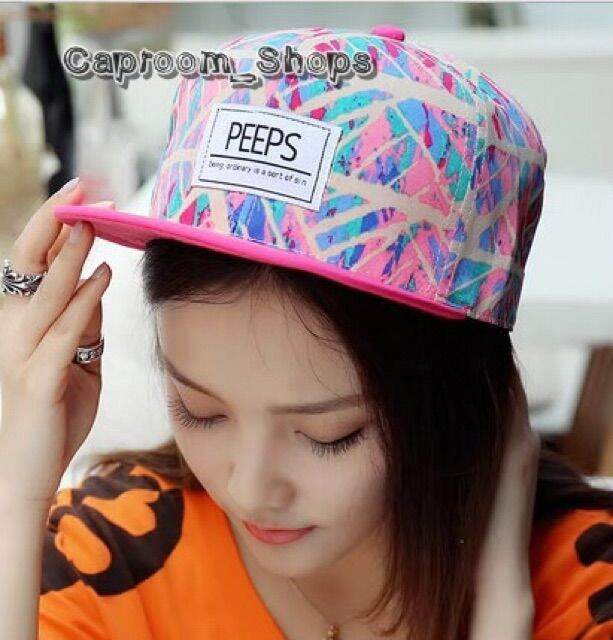 cap-peeps-หมวกเบสบอล-hat-หมวกกันแดด-หมวกแฟชั่น-สไตล์เกาหลี-พร้อมส่ง