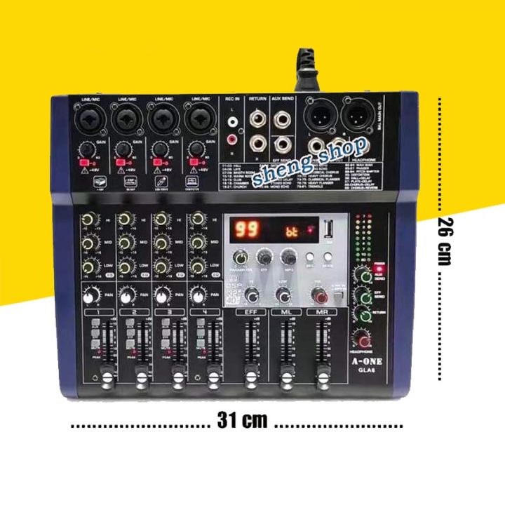 พาเวอร์มิกซ์-a-one-power-mixer-switching-ขยายเสียง-4-ช่อง-รุ่น-gla6-บลูทูธ