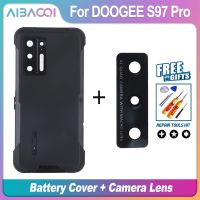 Aibaoqi S97 Doogee Pro ฝาหลังปิดโทรศัพท์ฝาหลังพร้อมไมโครโฟน + กล้องมองหลัง + ปุ่มลายนิ้วมือ