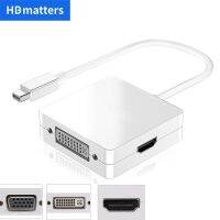 Mini DP ke HDMI DVI kabel VGA mini displayport VGA HDMI untuk MacBook Pro Air Apple iMac tampilan Mini Port Thunderbolt konverter