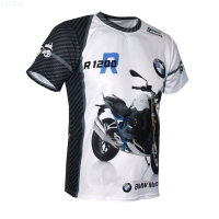 NEW (สต็อกเพียงพอ) 2023 R1200RS R1200R fashion R nineT BMW T-shirt Motorrad Motorcycleคุณภาพสูง size:S-5XL