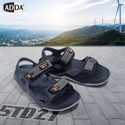 ADDA รองเท้ารัดส้น รองเท้าลำลอง รองเท้าแบบสวม แบบแปะ ปรับขนาดได้ รุ่น 5TD21
