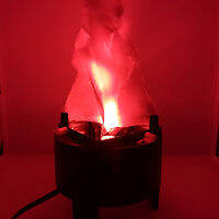 LED Hanging Electric Simulation Flame Lamp Halloween Decoration Bonfire Brazier Lamp 3D Dynamic Christmas Projector Lights