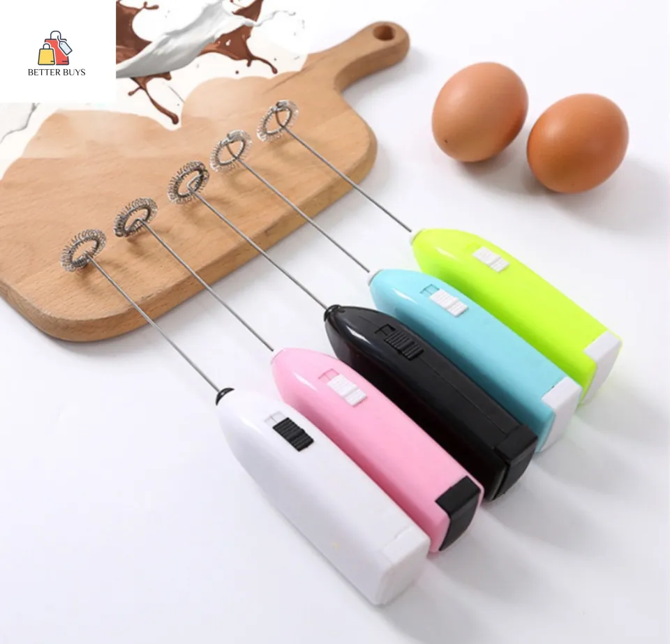 Keep Working Handheld Blender Stick for Coffee Electric Mixer Egg Beater  Stainless Steel Whisk Drink Hand