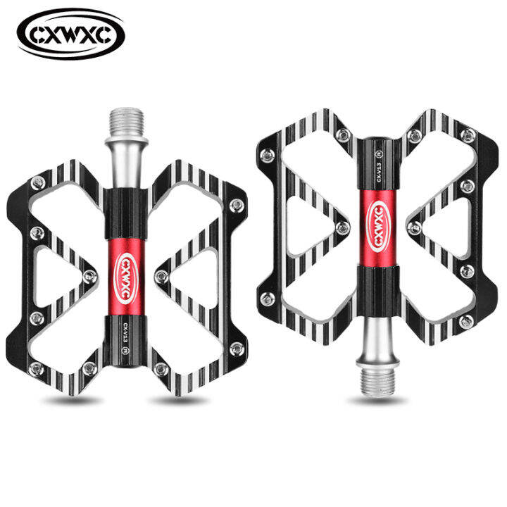 3แบริ่งจักรยานเหยียบแบน-mtb-อลูมิเนียมป้องกันการลื่นไถลแพลตฟอร์มจักรยานเหยียบอุปกรณ์จักรยาน