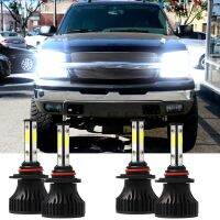 ไฟหน้า LED Alto Lo สําหรับ Chevy Silverado 1500 HD 2004-06 HB3 รับประกัน 10 เดือน