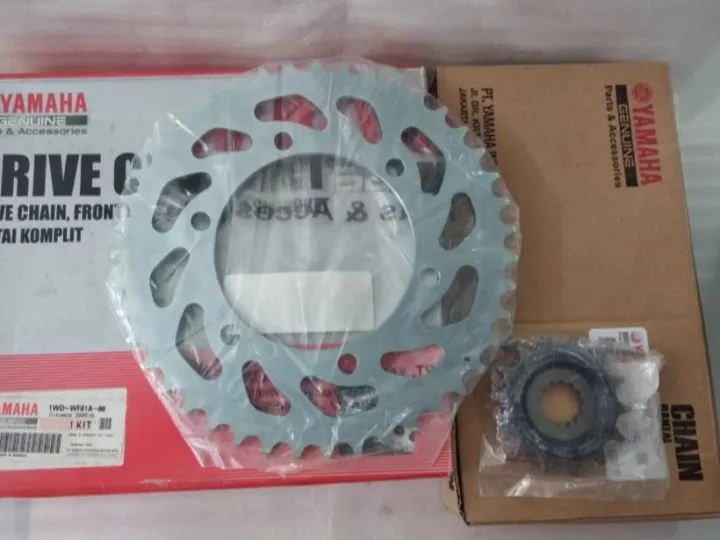 Gear Gir Set Drive Chain Kit Yamaha R25 R 25 MT25 MT 25 1WDWF01A
