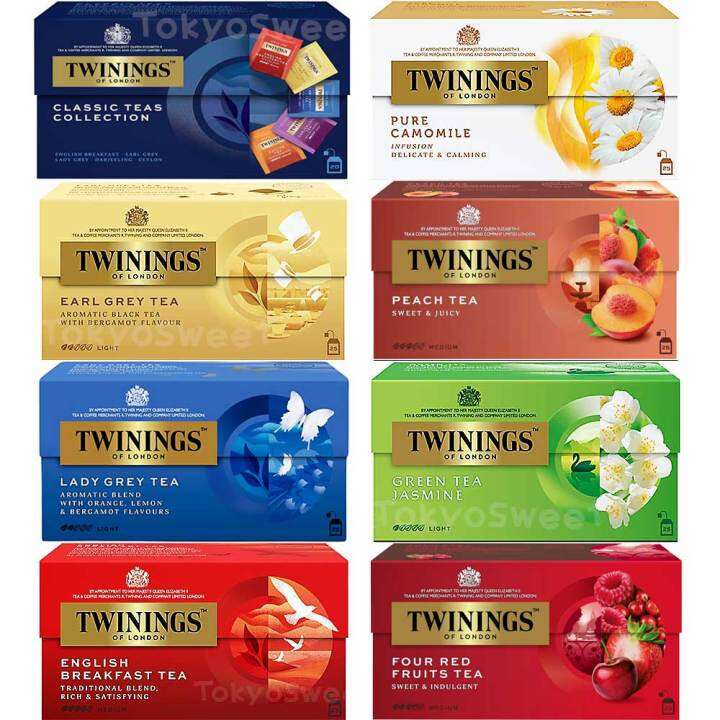 มีหลายแบบ ขายยกกล่อง Twinings of London Tea Bag Twining’s ชา ชาซอง ทไว