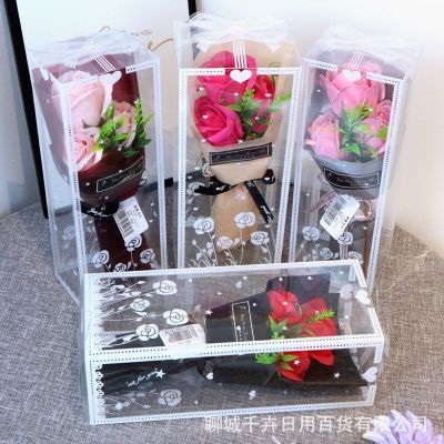 (ส่งจากไทย) ดอกกุหลาบวาเลนไทน์ ช่อดอกกุหลาย พร้อมกล่อง มีกลิ่นหอม สวยหรูดูดี