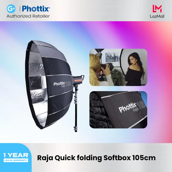 Phottix Raja Quick folding Softbox 105cm Lazada PH