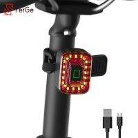 ♠✚✎ Bicycle Taillight 5 Modes IPX5 Waterproof Rear Light USB Charging Aluminum Alloy Night Cycling MTB Bike Warning Signal Lamp