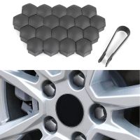 For Tesla Model 3/Y 20pcs ABS Car Tyre Wheel Hub Covers Protection Caps Wheel Hub Screw Protector Dust Proof for Tesla Model 3/Y