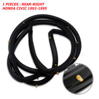 ยางขอบประตู หลังขวา - ใน Rear Right Inner Weatherstrip Seal Strip Rubber Honda Civic EG EH EJ Sedan DX LX EX ปี 1992 - 1995