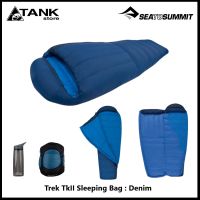 Sea To Summit Trek TkII Sleeping Bag 18ºF /-8ºC ถุงนอนขนเป็ดทรงมัมมี่พร้อมฮู้ด ฉนวนกันความร้อน กางเป็นผ้าห่มได้ แพ็คได้เล็ก สำหรับเดินป่า ตั้งแคมป์