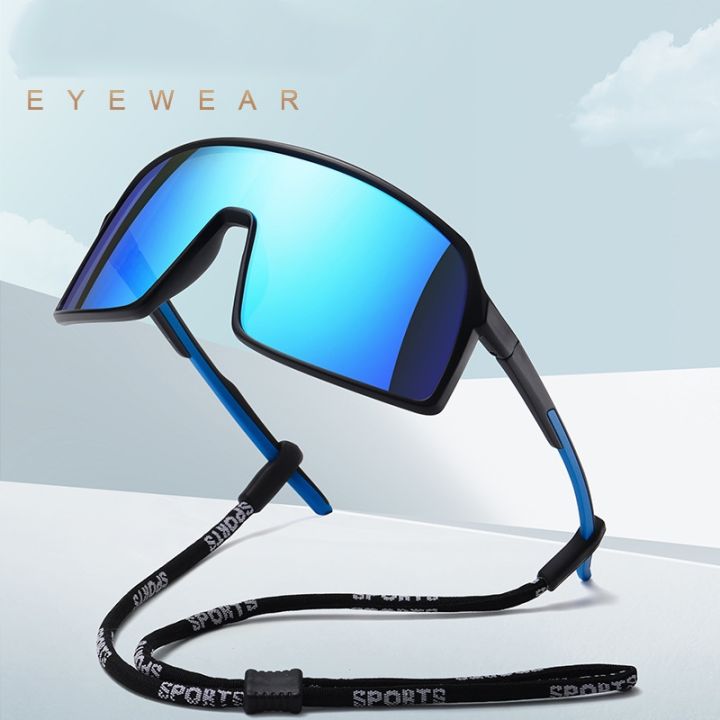 new-conjoined-big-frame-sunglasses-male-polarized-sports-sunglasses-riding-one-sunglasses