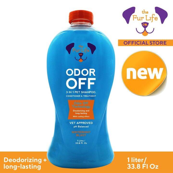 The Fur Life Co. Odor Off 3in1 Dog Shampoo Conditioner Treatment 1L