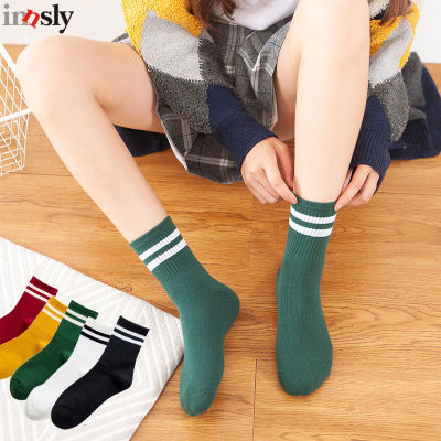 Summer Women Socks Japanese Harajuku Cute Candy Color Girl White Black Loose Striped Socks