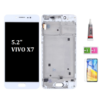 จอแอลซีดีพร้อมกรอบสำหรับจอ LCD VIVO X7พร้อมที่หน้าจอสัมผัสขอบ