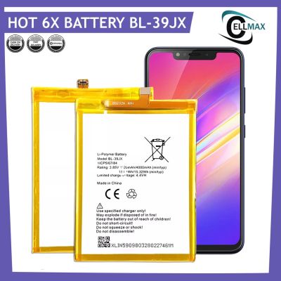 แบตเตอรี่ Infinix Hot 6X Battery Fit X623 X623B For Hot6x Mode BL-39JX Capacity 4000mAh แบตเตอรี่รับประกัน 6เดือน